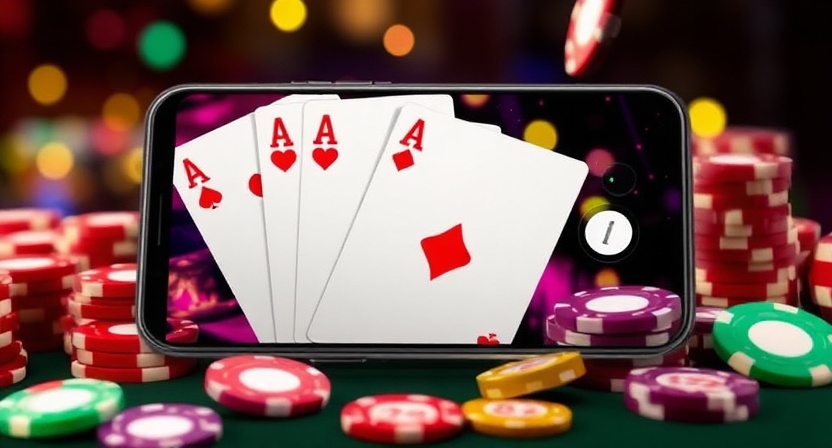 3333BEF mobile casino app interface