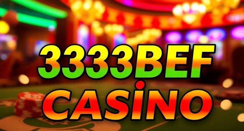3333BEF casino online gaming interface