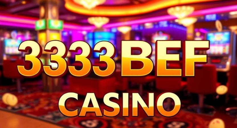 Live dealer streaming tables on 3333BEF casino